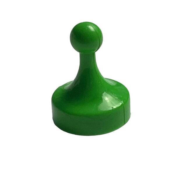 Vintage Clue Replacement Green Game Token Parts Pieces u CT PK A - Picture 1 of 2